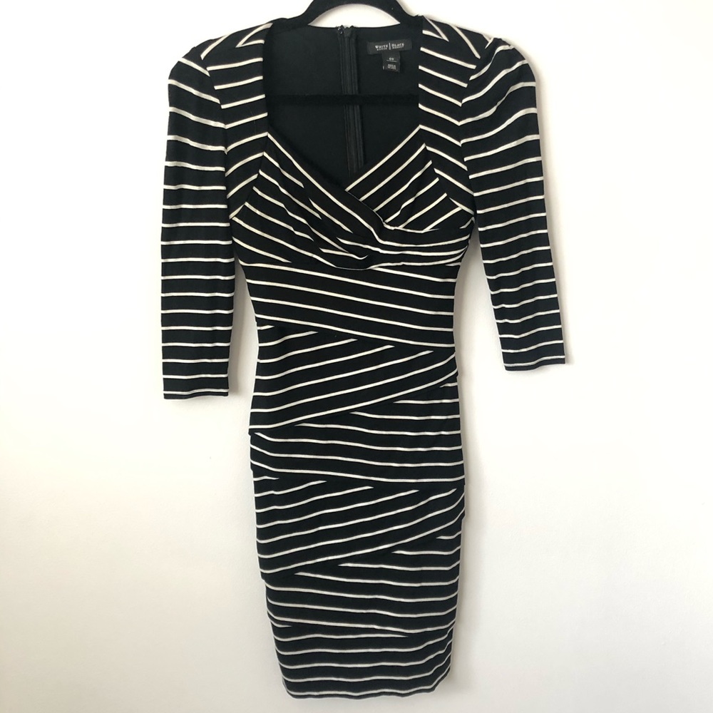 WHBM Instantly Slimming Striped Dress